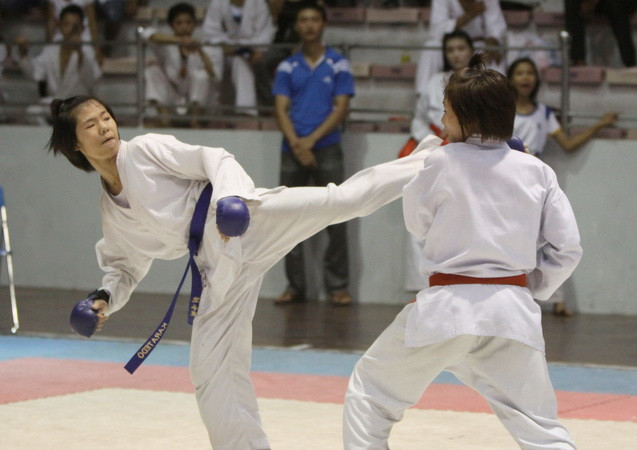 Võ sỹ Khánh Vy giành huy chương đồng cho karate Việt Nam ảnh 1