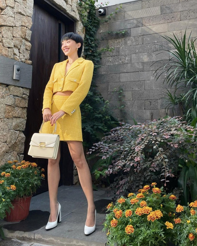 Mãn nhãn với street style xuất hành đầu Xuân của dàn mỹ nhân Việt ảnh 6