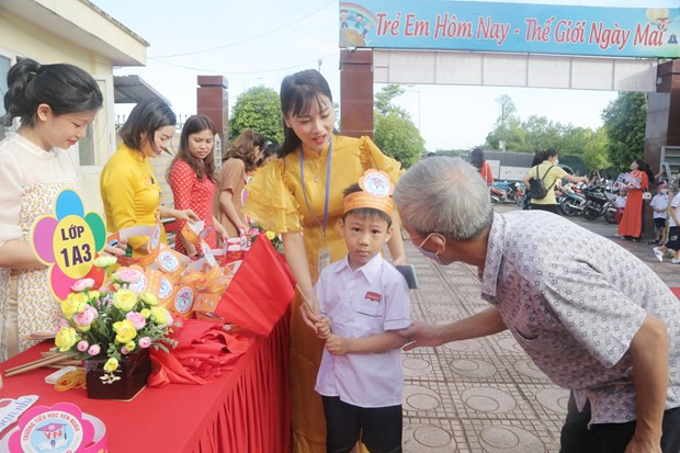 (Ảnh minh họa. PV/Vietnam+) Hà Nội ban hành kế hoạch xây dựng văn hóa học đường ngành giáo dục ảnh 1