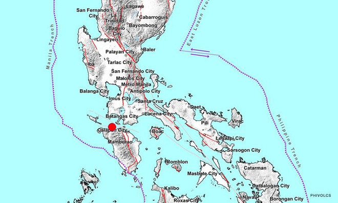 Philippines: Động đất có độ lớn 5,5, đảo Luzon cảm nhận rõ rung lắc ảnh 1