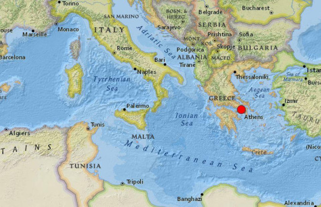 Thông tin liên lạc bị gián đoạn sau động đất 5,1 độ tại Hy Lạp ảnh 1