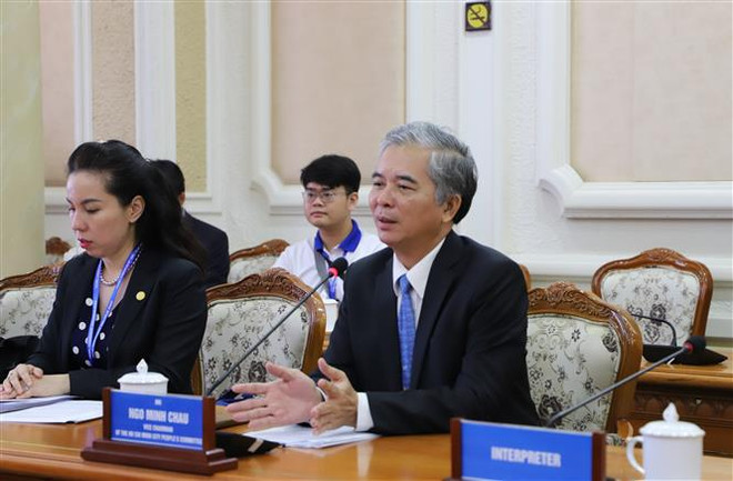 Lãnh đạo TP. HCM tiếp lãnh đạo địa phương của Lào, Campuchia, Hàn Quốc ảnh 1