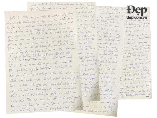 Xúc động lá thư tay kể về cuộc đời gian khổ cay đắng của mẹ Mai Ngô ảnh 2