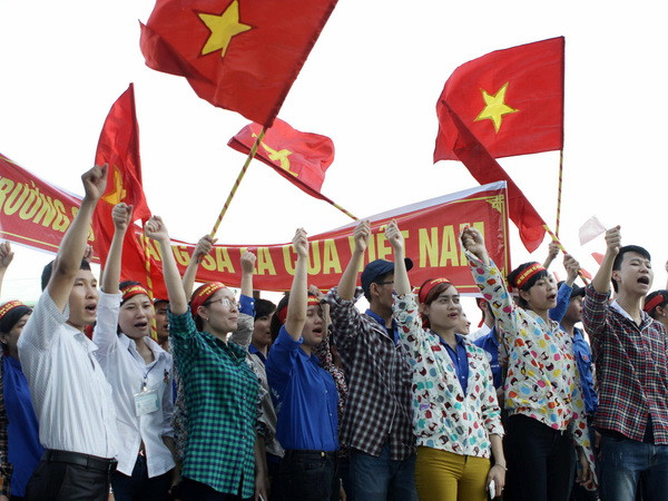 Míttinh phản đối Trung Quốc xâm phạm chủ quyền Việt Nam ảnh 1