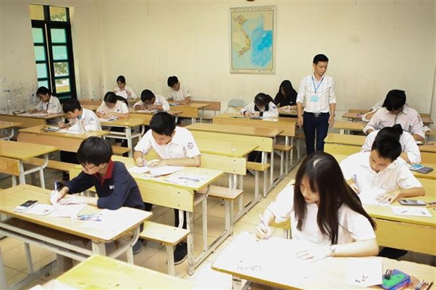 (Ảnh: Thanh Tùng/TTXVN) Chính thức điều chỉnh khung kế hoạch thời gian năm học 2019-2020 ảnh 1