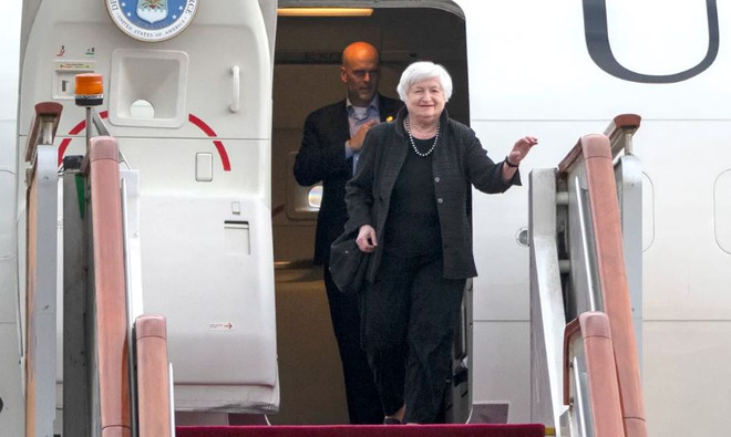 Bộ trưởng Tài chính Mỹ tới Trung Quốc nhằm cải thiện quan hệ ảnh 1