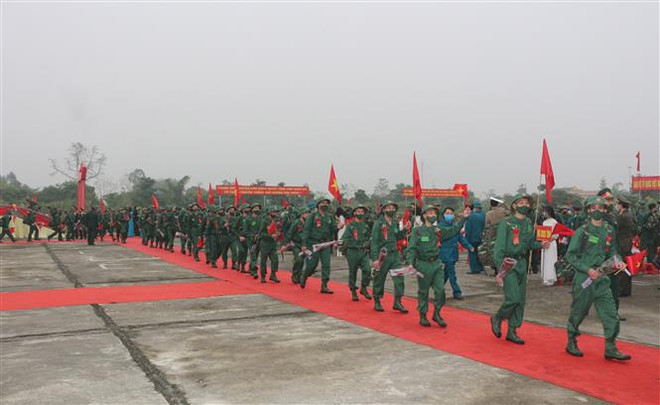 Các địa phương trong cả nước tổ chức giao nhận quân từ ngày 16-20/2 ảnh 1