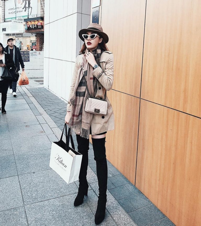 Vợ chồng Hà Tăng diện đồ đôi, Chi Pu và Kỳ Duyên “dát” hàng hiệu ảnh 5