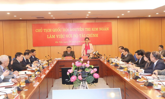 Chủ tịch Quốc hội mong ngành tài chính tham mưu tốt cho Chính phủ ảnh 1