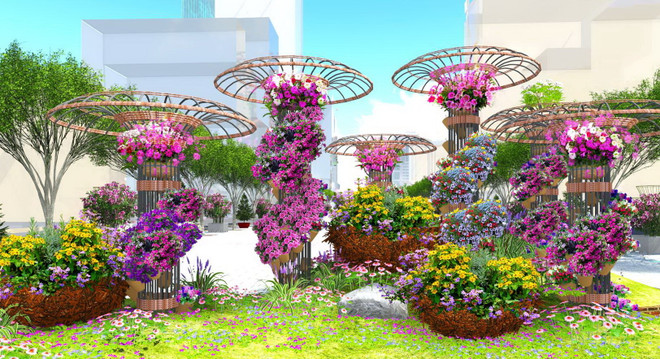 Đường hoa Nguyễn Huệ tăng thêm ngày phục vụ khách tham quan ảnh 3