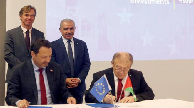 EU-Palestine ký thỏa thuận đầu tư, tài chính trị giá hơn 80 triệu euro ảnh 1