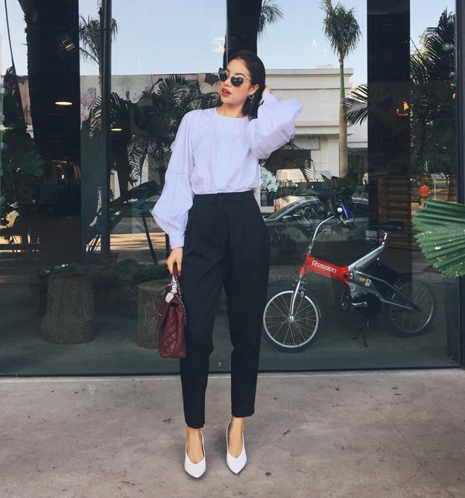 Trang phục denim phủ sóng street style của mỹ nhân Việt tuần qua ảnh 6