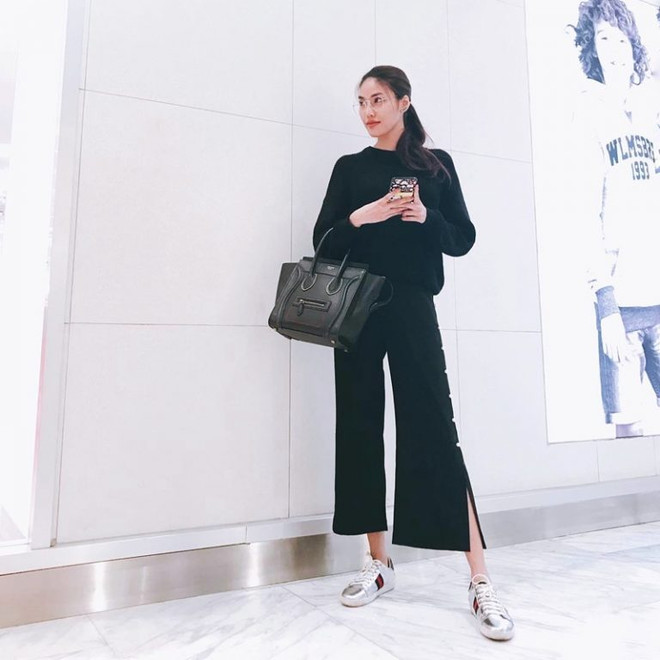 Trang phục denim phủ sóng street style của mỹ nhân Việt tuần qua ảnh 7