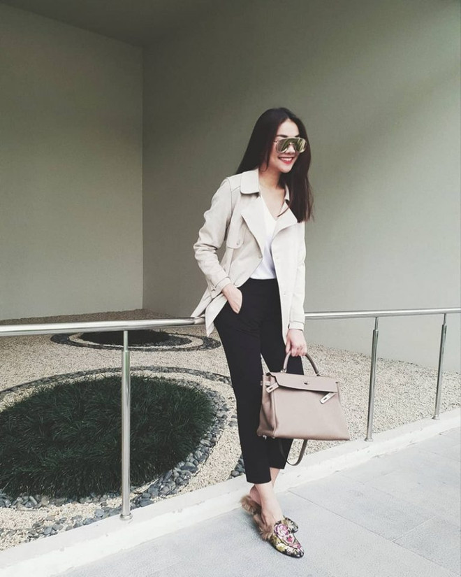 Trang phục denim phủ sóng street style của mỹ nhân Việt tuần qua ảnh 8