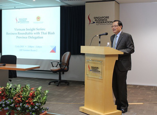 Bảy lĩnh vực trọng điểm Thái Bình chào mời nhà đầu tư Singapore ảnh 2