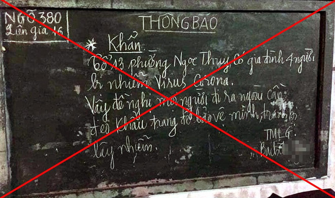 Hà Nội: Lập biên bản người viết tin 4 người nhiễm nCoV ảnh 1