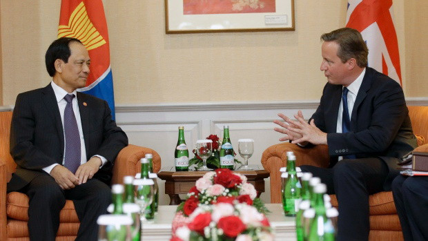 Thủ tướng Anh và Tổng Thư ký ASEAN trao đổi về Biển Đông ảnh 1