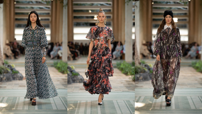 Chanel tôn vinh hoa savoir-faire thập niên 70 với BST Métiers d’Art ảnh 17