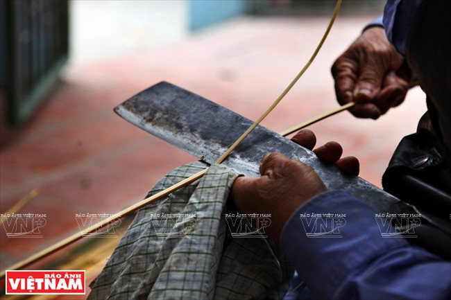 [Photo] Duyên dáng với nón lá của làng nghề truyền thống Ngọc Mỹ ảnh 4