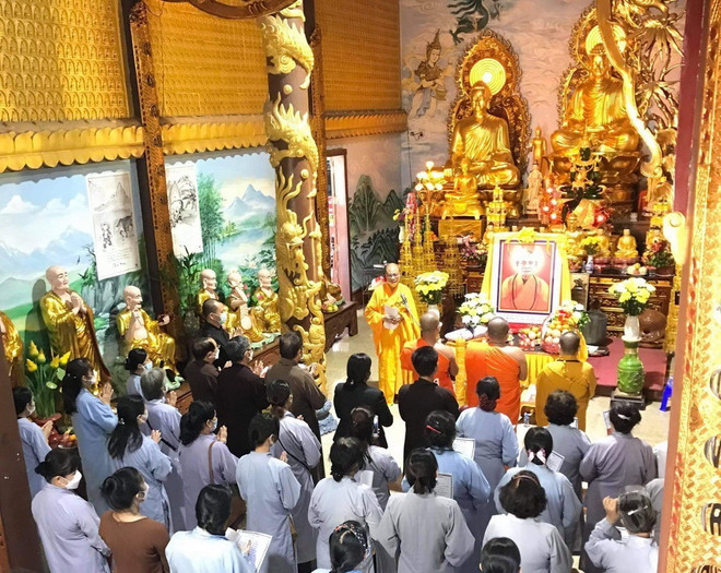 Chùa Phật tích tại Lào truy điệu Đại lão hòa thượng Thích Phổ Tuệ ảnh 1