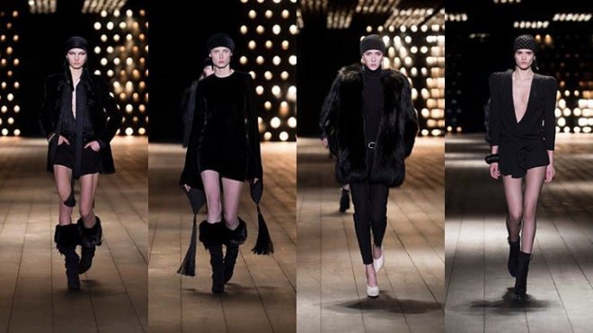 Phong cách siêu chất của dàn sao trên hàng ghế đầu show Saint Laurent ảnh 2