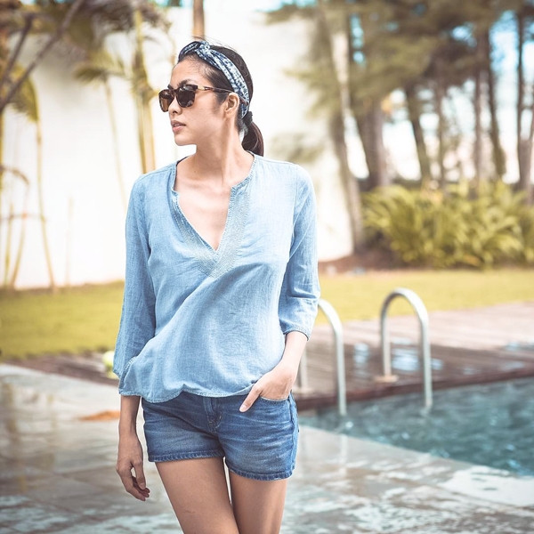 Denim tràn ngập phong cách đường phố của các mỹ nhân Việt ảnh 2