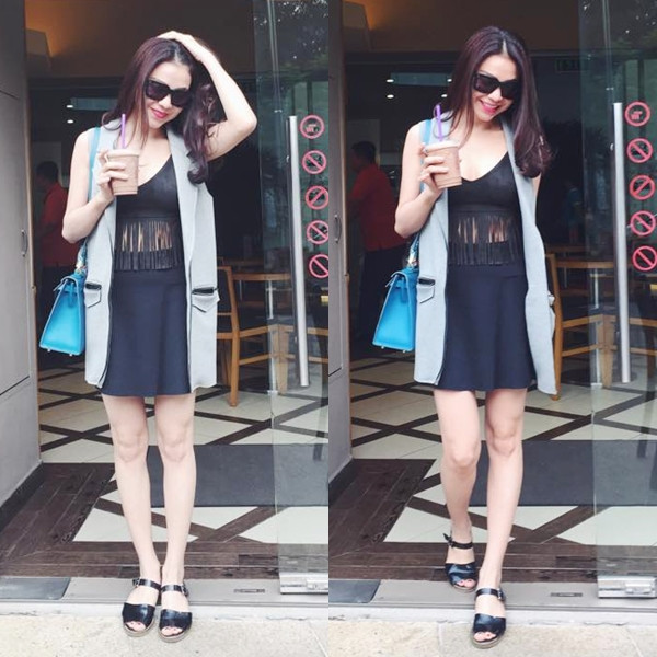 Denim tràn ngập phong cách đường phố của các mỹ nhân Việt ảnh 14