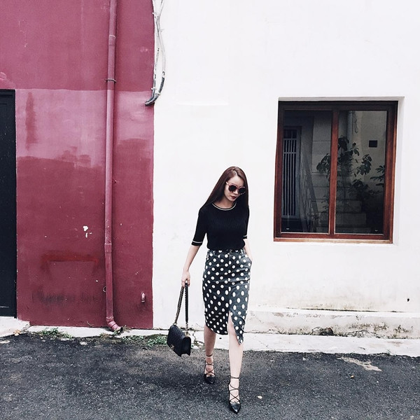 Denim tràn ngập phong cách đường phố của các mỹ nhân Việt ảnh 10