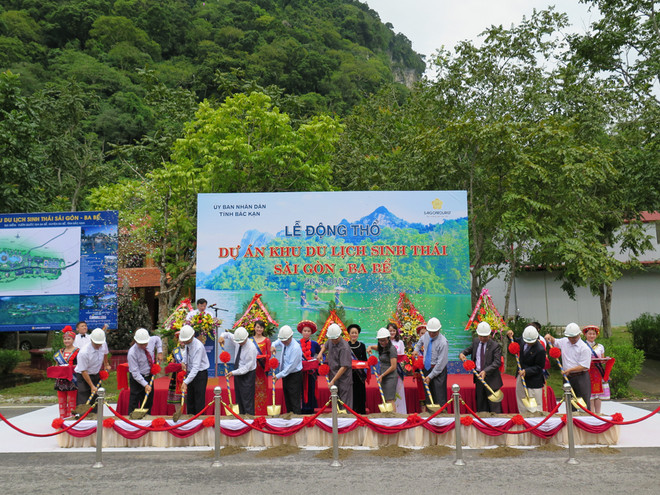 Động thổ Khu du lịch sinh thái Sài Gòn-Ba Bể tiêu chuẩn bốn sao ảnh 1