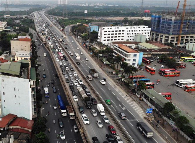 Hà Nội khắc phục hư hỏng, xô lệch các gối cầu trên đường vành đai 3 ảnh 1