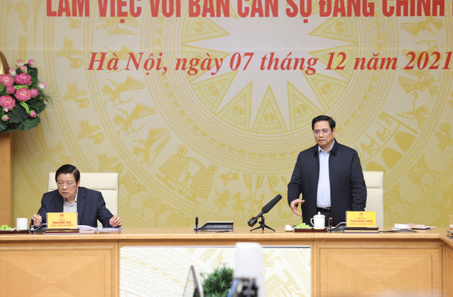 Đoàn kiểm tra của Bộ Chính trị làm việc với Ban Cán sự Đảng Chính phủ ảnh 2