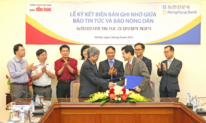 Báo Tin Tức hợp tác với báo Hàn Quốc thông tin đến kiều bào Việt ảnh 1