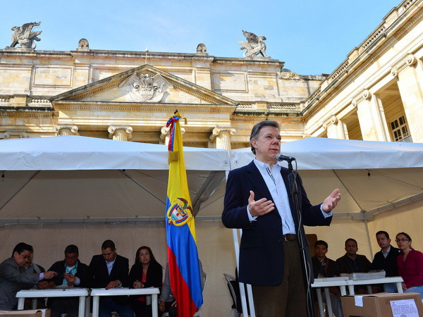 Tổng thống Colombia công bố cương lĩnh tái tranh cử ảnh 1