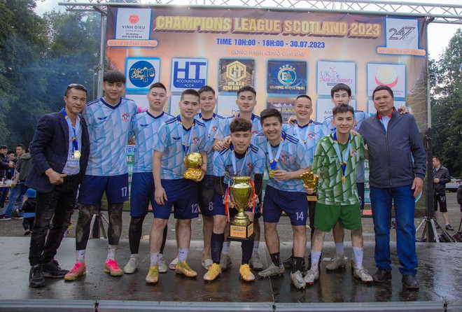 Giải bóng đá cộng đồng Scotland gắn kết người Việt tại Anh ảnh 1