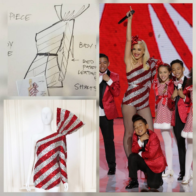 Gwen Stefani rạng rỡ trong thiết kế của Công Trí trên truyền hình Mỹ ảnh 3