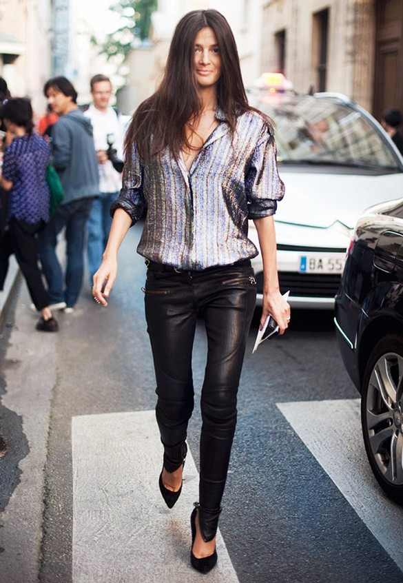 Sáu cách phối đồ với quần da cực kỳ hiệu quả và đơn giản ảnh 3