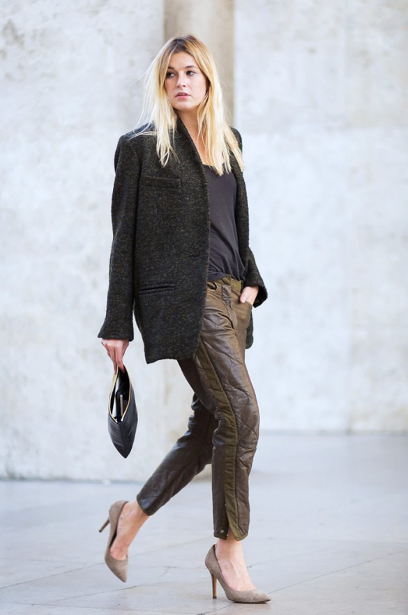 Sáu cách phối đồ với quần da cực kỳ hiệu quả và đơn giản ảnh 11