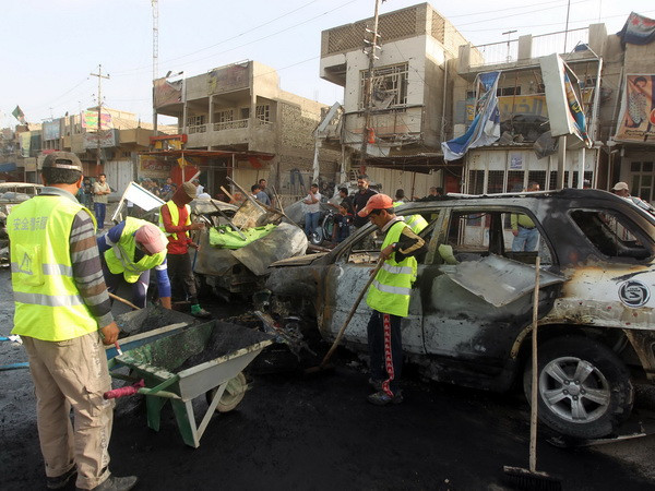 Đánh bom liên tiếp tại Iraq, hơn 40 người thương vong ảnh 1
