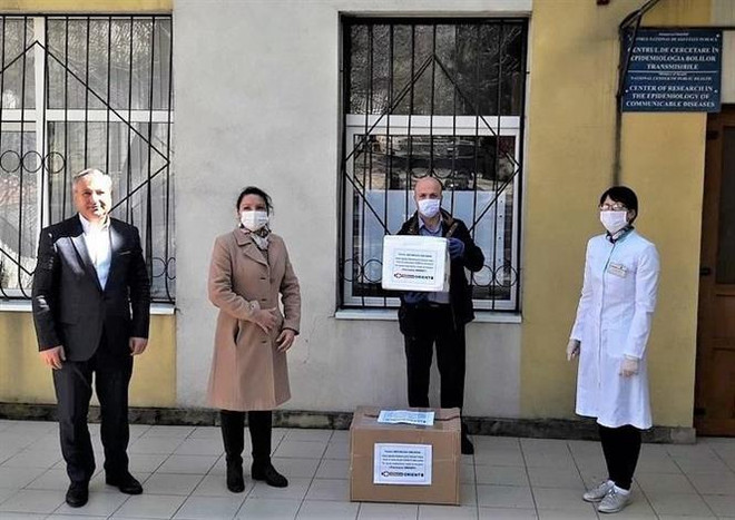 Công ty của người Việt tặng chính quyền Moldova 600 bộ xét nghiệm ảnh 1