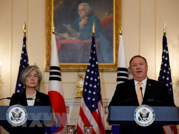 Mỹ-Hàn điện đàm về các cuộc tiếp xúc chuẩn bị thượng đỉnh với Triều ảnh 1