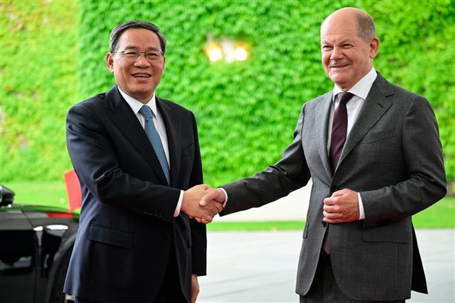 Thủ tướng Trung Quốc có cuộc gặp với các tập đoàn hàng đầu của Đức ảnh 1