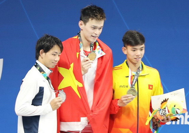 ASIAD 2018: Nguyễn Huy Hoàng đoạt HCĐ 800m bơi tự do nam ảnh 1