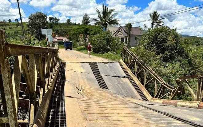 Lâm Đồng khắc phục sự cố gãy cầu Tà Năng 2 nhằm đảm bảo lưu thông ảnh 1