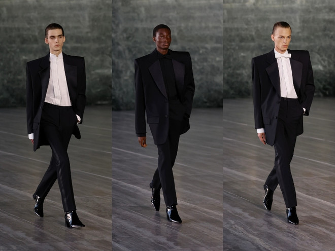 Vẻ đẹp của sự nam tính được tái định nghĩa qua BST của Saint Laurent ảnh 2