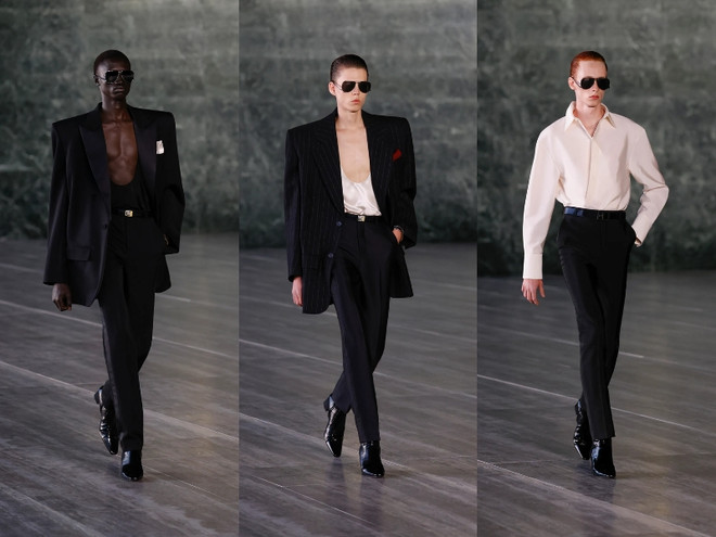 Vẻ đẹp của sự nam tính được tái định nghĩa qua BST của Saint Laurent ảnh 3