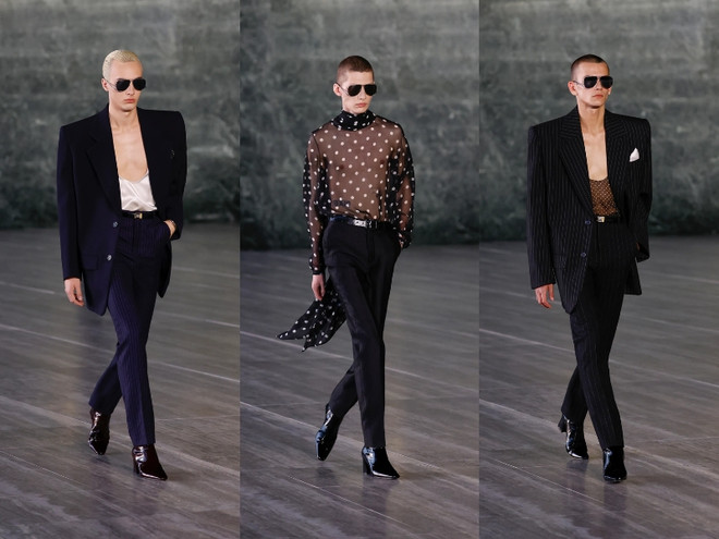 Vẻ đẹp của sự nam tính được tái định nghĩa qua BST của Saint Laurent ảnh 4