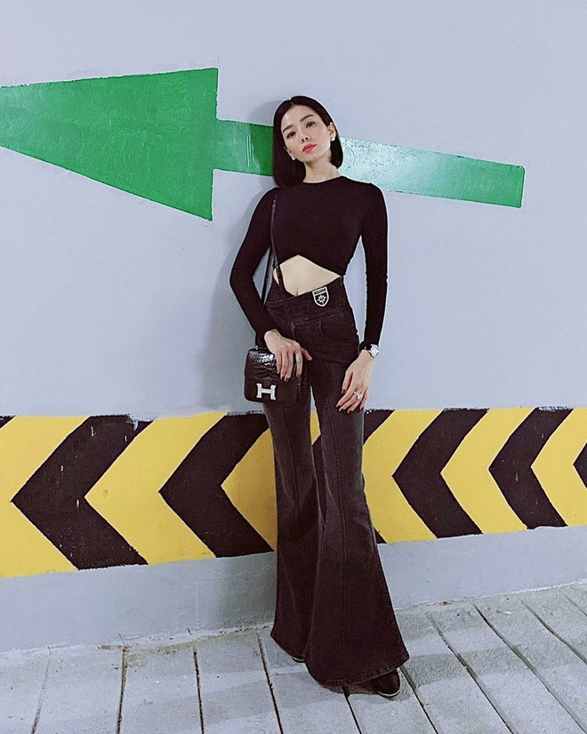 Trang phục matchy-matchy càn quét street style của mỹ nhân Việt ảnh 14