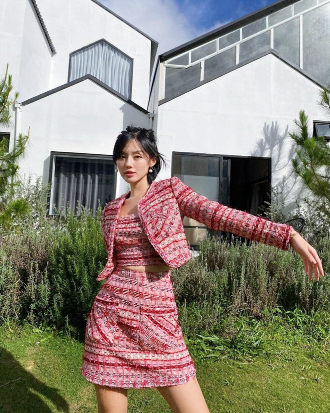 Trang phục matchy-matchy càn quét street style của mỹ nhân Việt ảnh 1
