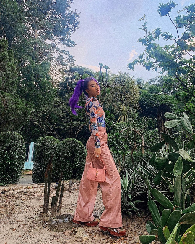 Trang phục matchy-matchy càn quét street style của mỹ nhân Việt ảnh 19