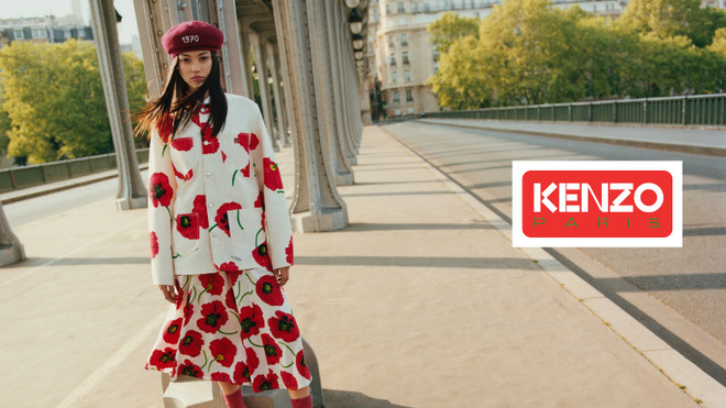 Những cánh hoa poppy nở rộ trên thiết kế mùa Thu Đông 2022 của Kenzo ảnh 2